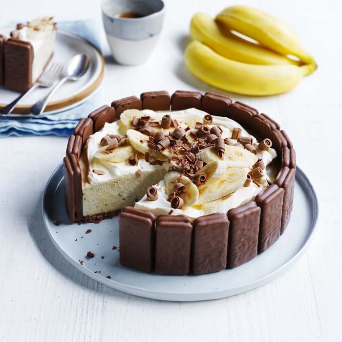 Tim Tam Banana Cheesecake