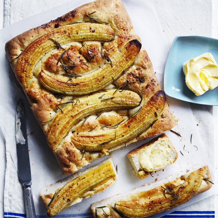 Banana & Rosemary Focaccia