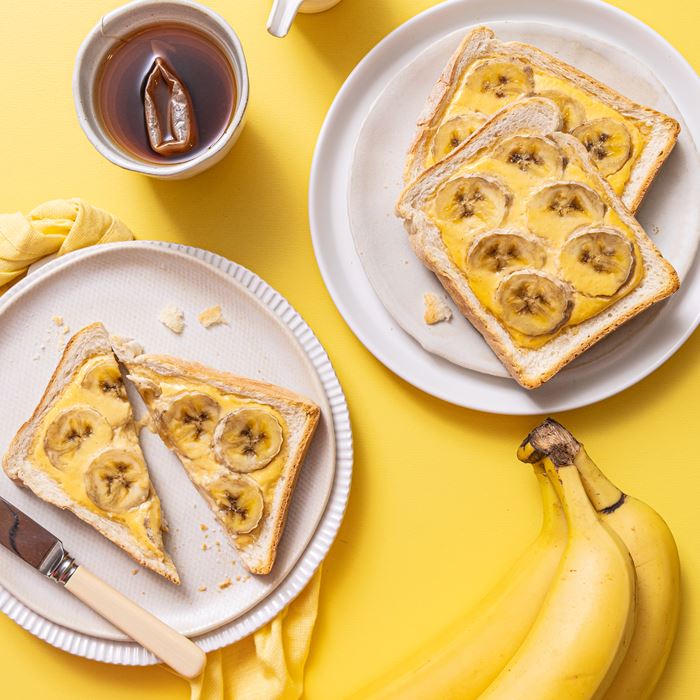 Banana Custard Toast