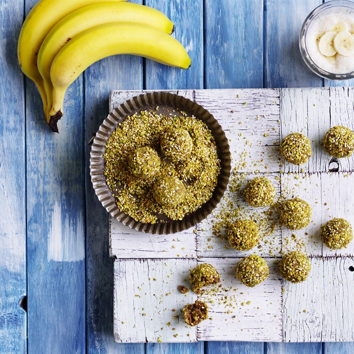 Banana, Date & Almond Protein Balls